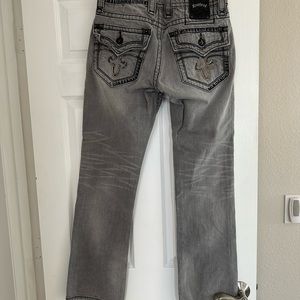 Rock Revival Steven grey distressed NWOT size 30 jeans